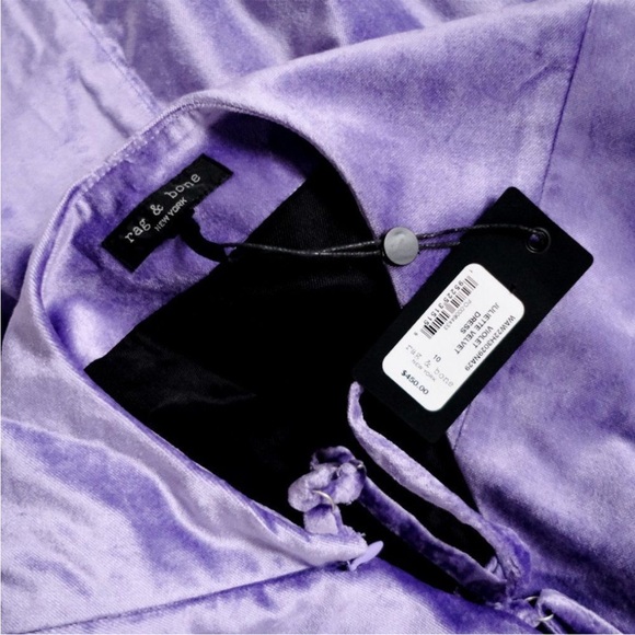 Rag & Bone mini velvet dress. Retail $450. - Picture 5 of 6